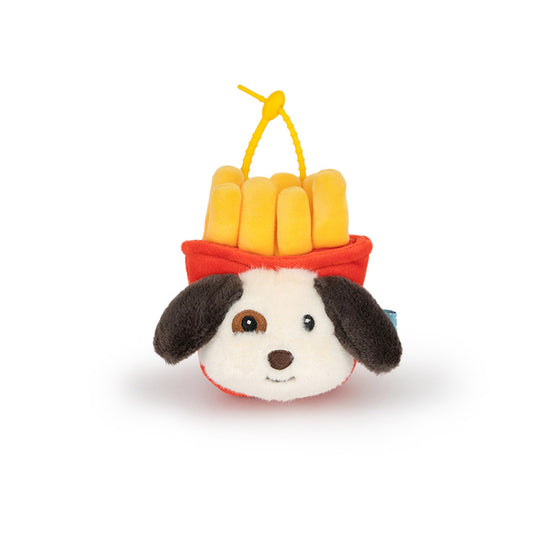 French Fries Dog Plush Pendant