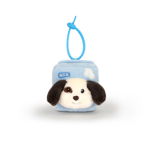 Milk Dog Plush Pendant