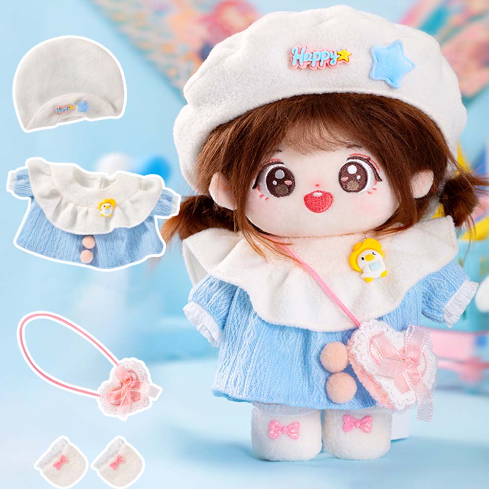 Sweet Blue Outfit Dress Up Doll 8"